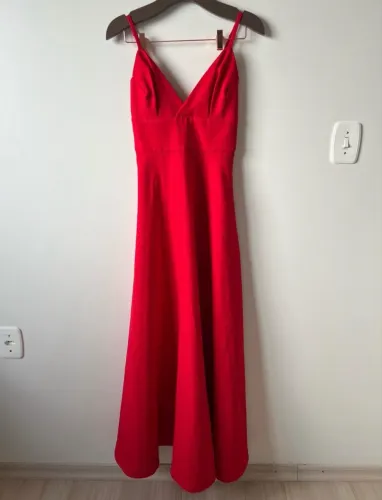 Vestido vermelho Lança Perfume TAM.P