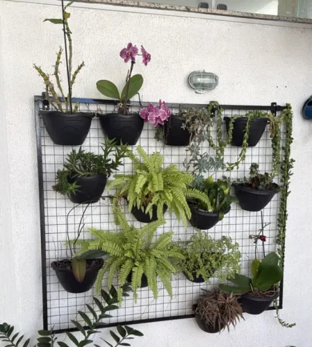 Jardim Vertical (Com as Plantas)