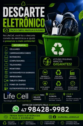 ? DESCARTE ELETRÔNICO LIFECell ?