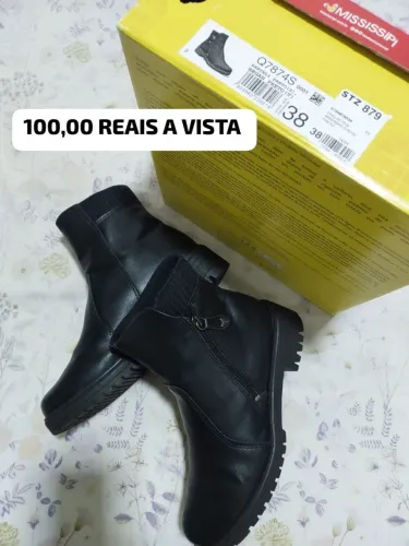 Bota cano curto mississipi