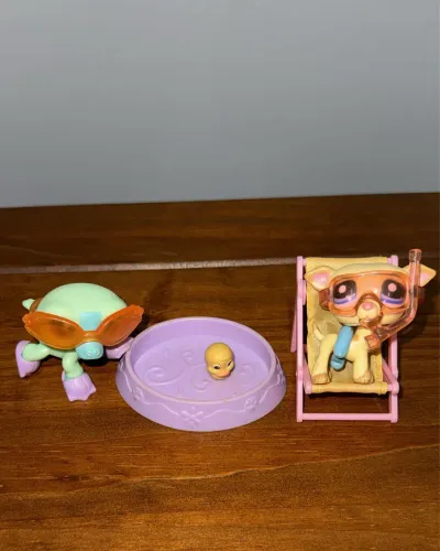 Littlest pet shop - Jacaré na piscina