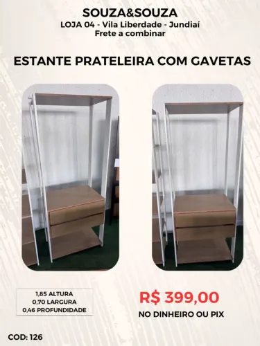 Estante com Gavetas