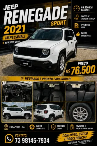 Jeep Renegade Sport 1.8 4X2 Flex 16V Aut. 2021