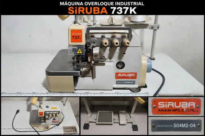Máquina de Costura Overloque Siruba