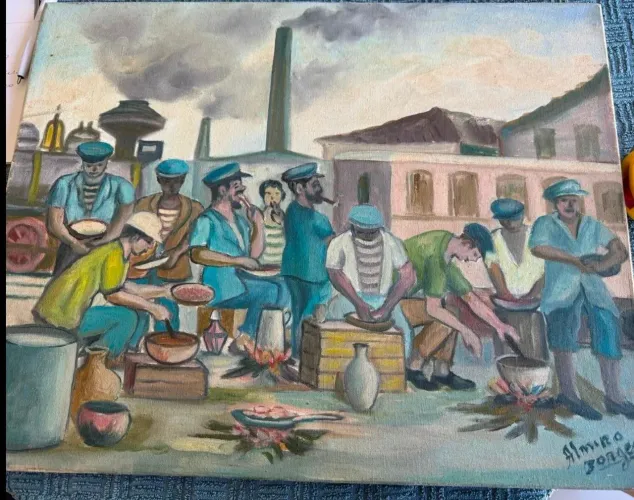 Quadro Pintor Almiro Borges