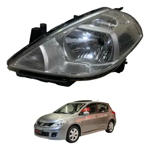 Farol Esquerdo Nissan Tiida 2008 A 2012 Esquerdo/motorista