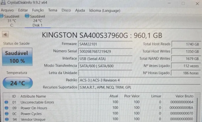 Memória 8Gb