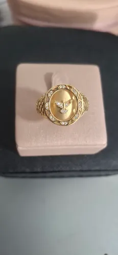Anel ouro 18k Espírito Santo 