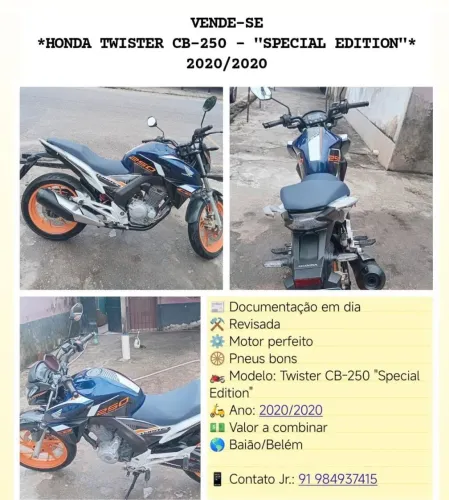 HONDA - CB-250 TWISTER