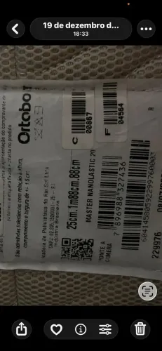 Cama baú solteiro ortobom na cor preta em courino (com colchão)