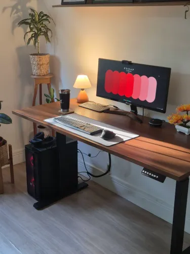 Mesa com regulagem de altura slikdesk