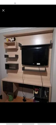 Painel TV + Escrivaninha MDF - R$100