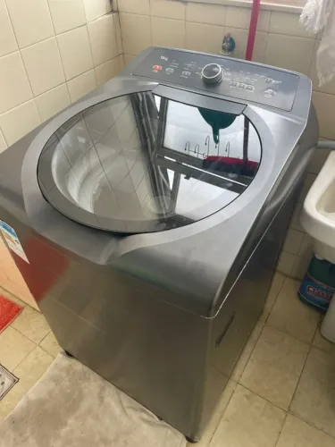 Máquina de lavar Brastemp 15kg double wash Titanium. 127v