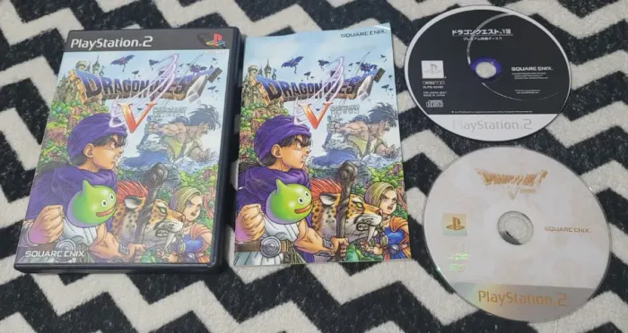 Jogo Dragon Quest V Japonês Original para PS2 Playstation 2