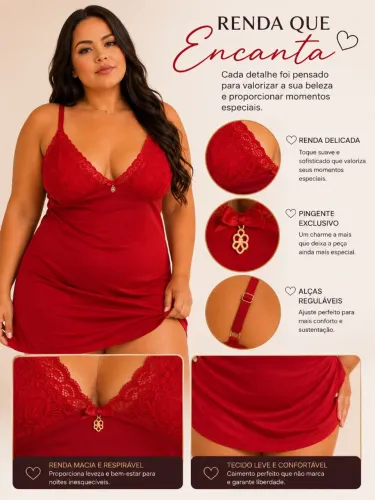 camisola plus size