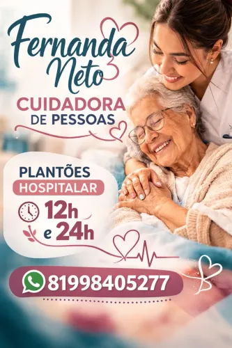 Cuidadora de pessoas ( crianças, adultos e idosos)