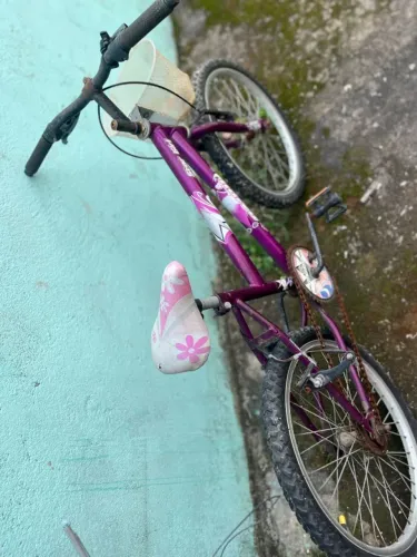 Bicicleta Infantil Oggi Star Girl Aro 20 com Cestinha