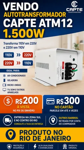 Transformar CAPTE de 1500W