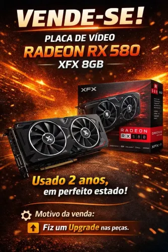 Placa de vídeo Radeon RX 580