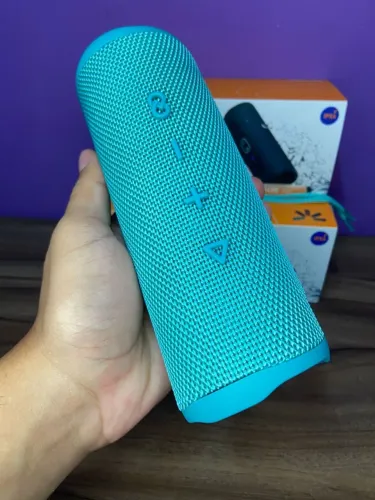 Caixa de som Bluetooth Inova Flip 6 RAD-12426 verde menta an2