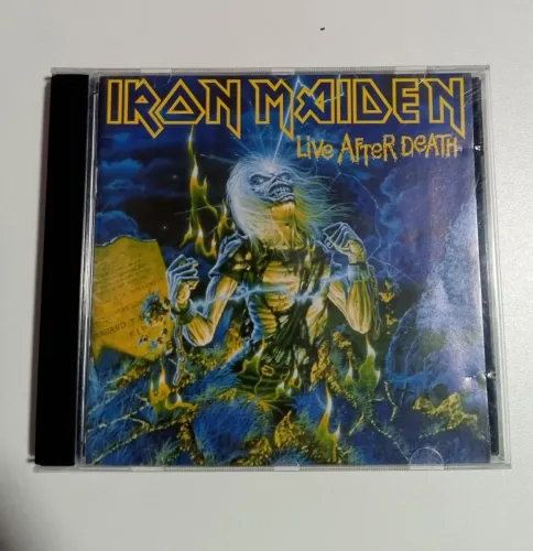 CD iron maiden duplo importado live after death
