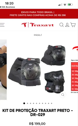 Kit de proteção 
