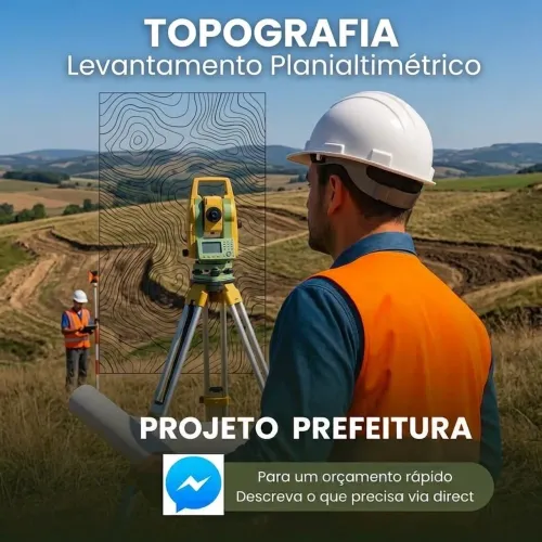 Topografia - Planialtimétrico - usucapião