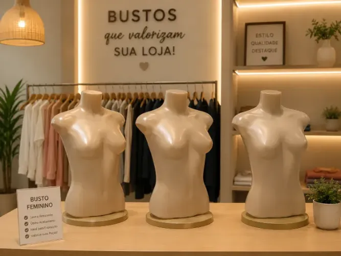 Bustos plástico feminino