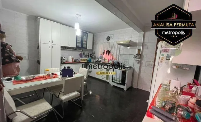 Sobrado com 4 dormitórios à venda, 125 m² por R$ 640.000,00 - Jardim Milena - Santo André/