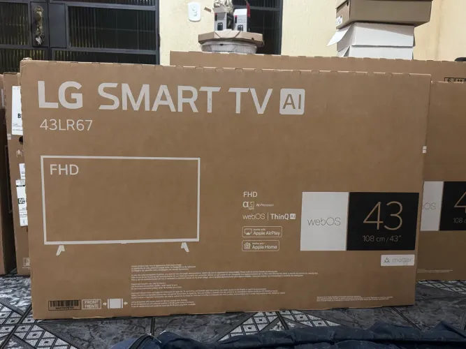  TV LG 43 - Full HD - NOVA - Lacrada 