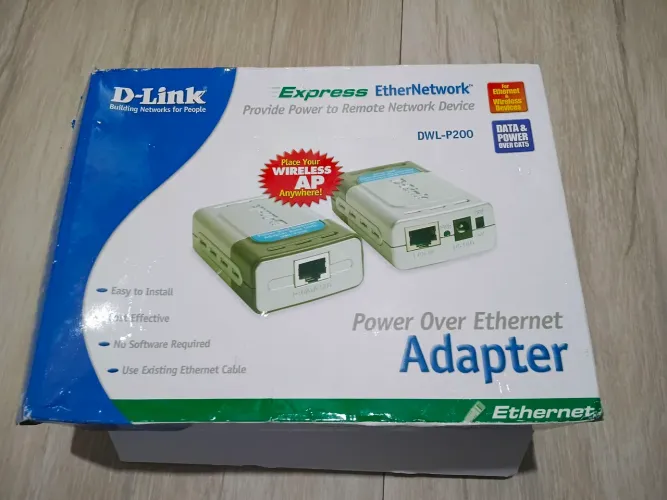 Adaptador PoE D-Link DWL-P200 Express EtherNetwork (Injetor + Divisor)