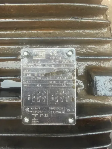 Motor WEG 30cv 4 polos. 220/380