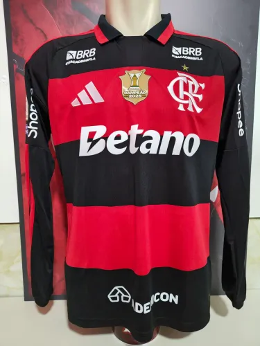 Camisa Flamengo brasileiro 2026 manga longa