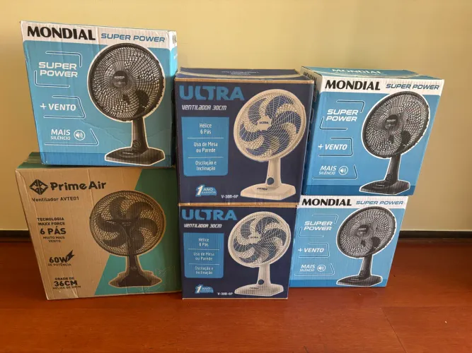 Ventiladores 30cm e 36cm Novos na caixa