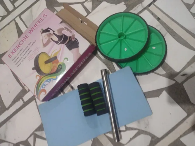 Roda para exercícios abdominal