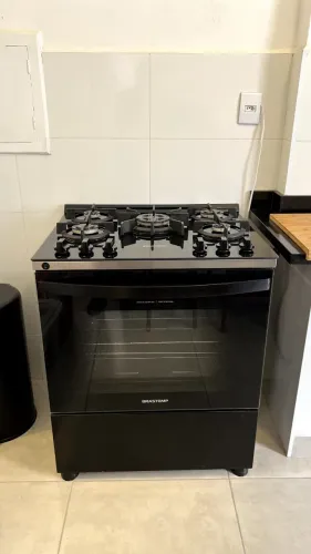Fogão Brastemp 5 Bocas com Mesa de Vidro