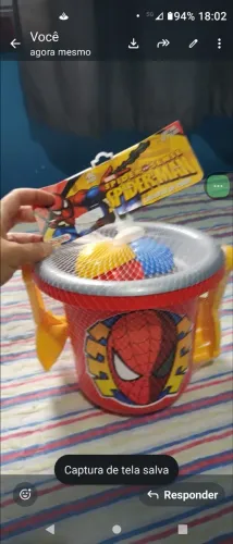 Kit Praia Homem Aranha