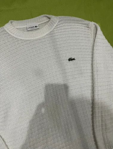 sueter lacoste lã nova