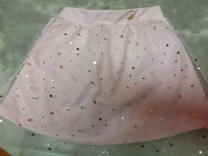 Saia tule infantil