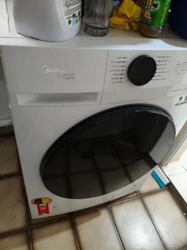Máquina de lavar roupa, lavadora Midea 11 kg lava e seca
