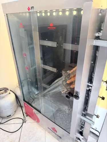 Máquina frango assado progas 30 frangos zero nunca usada