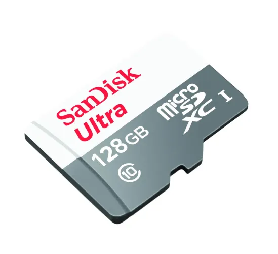 Cartão de Memória Sandisk 128GB Classe 10 SDSDQUNR 128G-GN6TA Micro SD