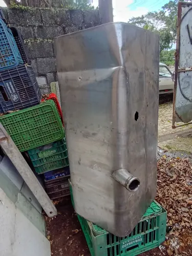 Tanque de inox para caminhão 1,20x50