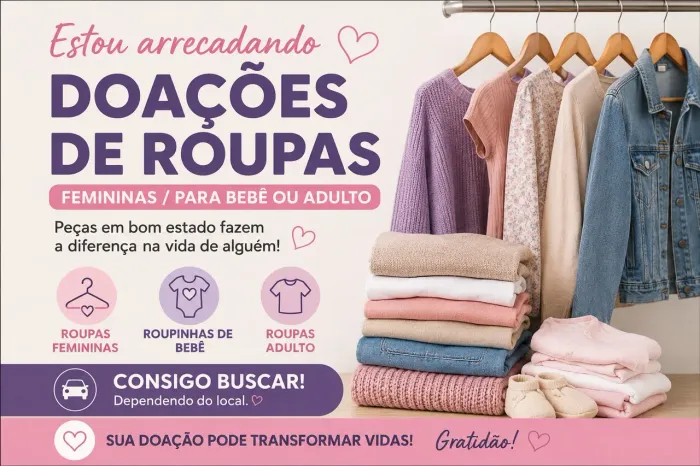 Doação de roupas