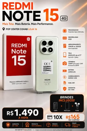 XIAOMI REDMI NOTE 15 8/256 LACRADO.