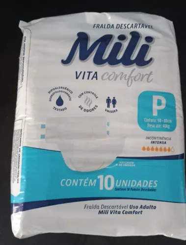 Fralda geriatria P 10$ cada pacote