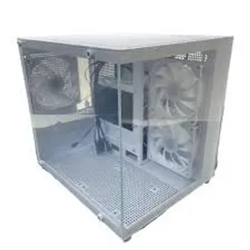 GABINETE AQUARIO CG300W Branco C/3 FANS EW300RW SEM FONTE - G-Fire