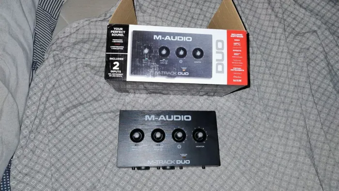M AUDIO TRACK DUO SÓ TESTADA FUZ UPGRADE 