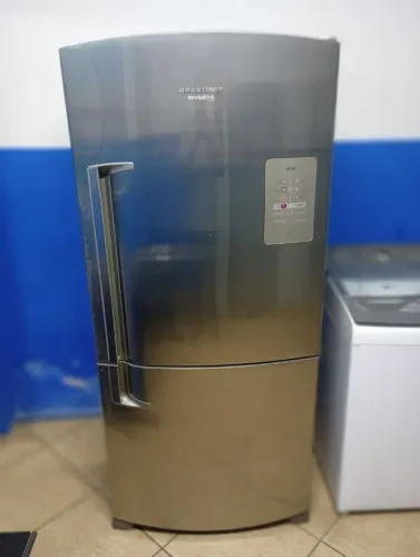 GELADEIRA BRASTEMP INOX INVERSE 562 LITROS