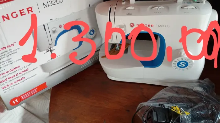 Queima de estoque NOVA SINGER M3205. 23 pontos